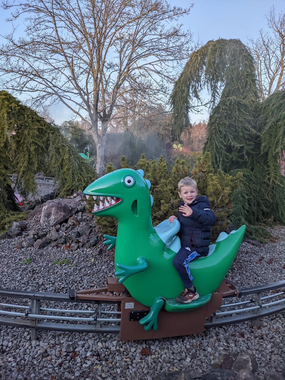 Ethan on Mr Dinosaur